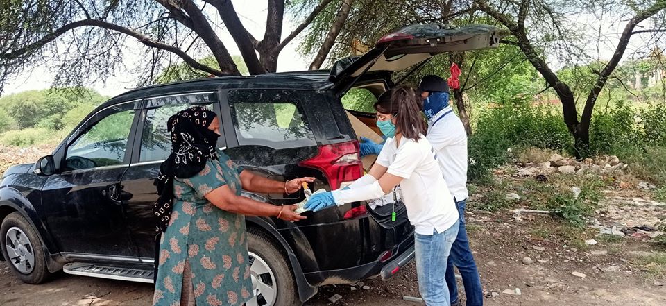 14th Distribution Drive at Sector 32,42,43,44,45,47,48,49,52 Chandigarh, Chandigarh on 19th May 2020 Drive Photo